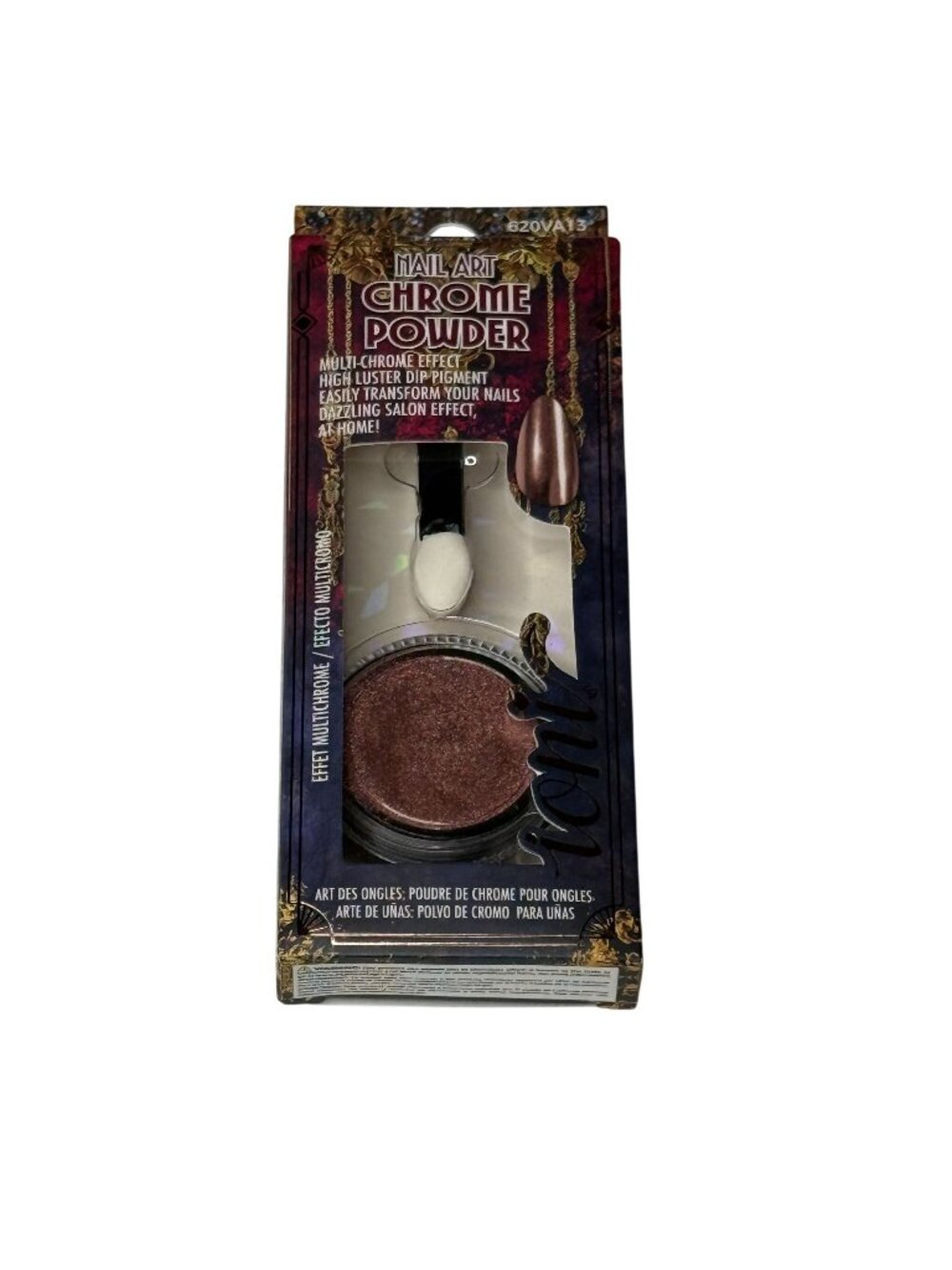 Ioni Veil of Allure Chrome Powder – Multi-Chrome Nail Pigment + Applicator NWT